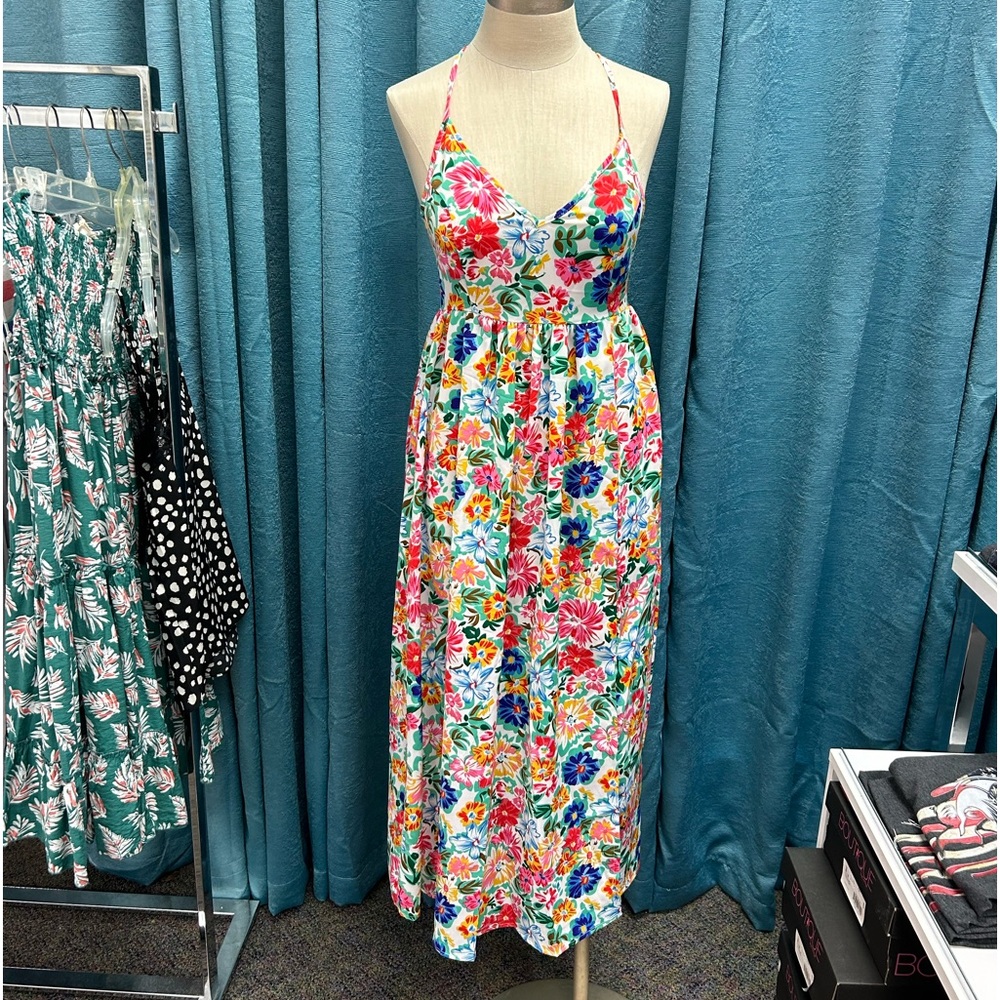 Floral Summer Sun Dress